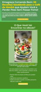 anding Page da página Emagreça comendo bem - Receitas para o café da manha
