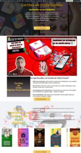 One Page Cartão de Visita Virtual